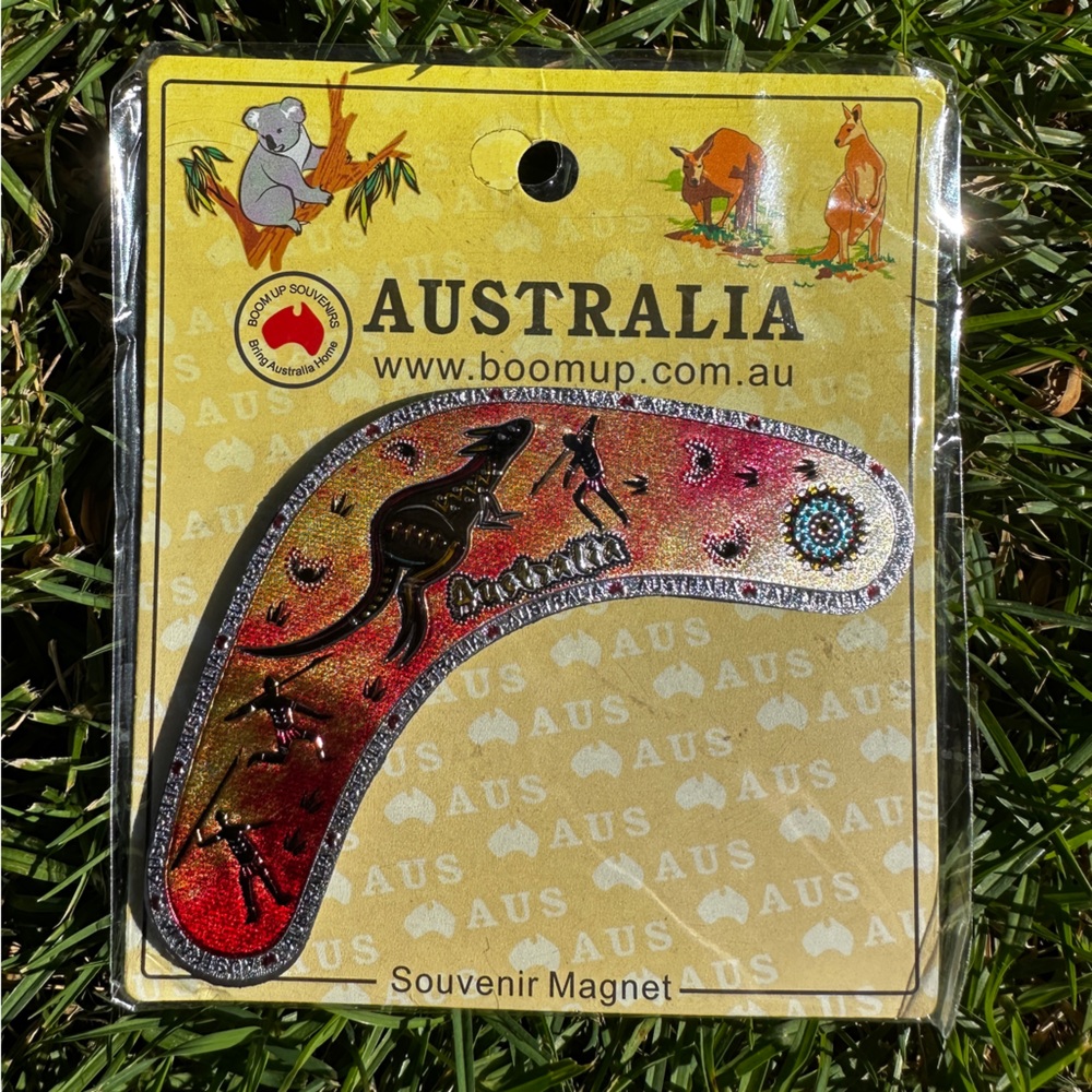 Australia Souvenir Boomerang Magnet